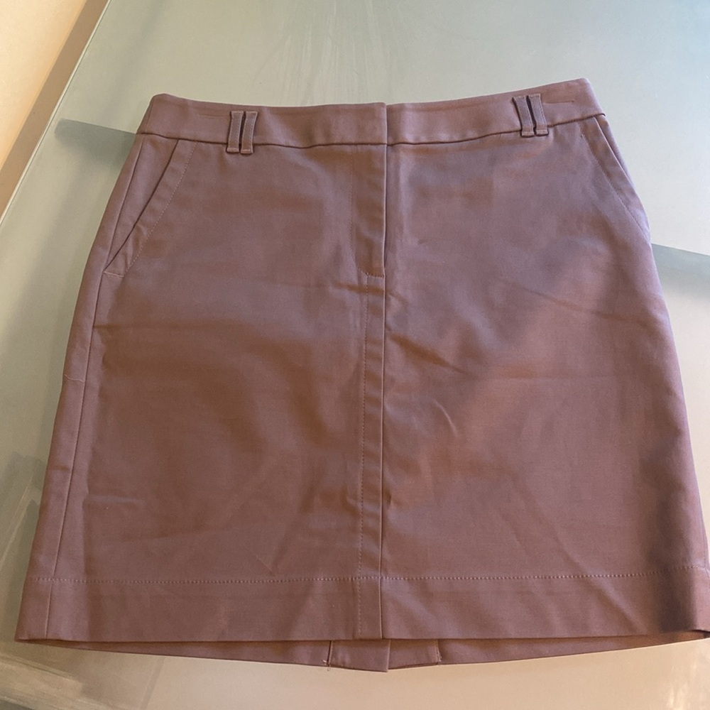 Ann Taylor Skirt Ann Taylor Khaki Skirt With Stretch Size 10